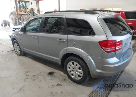2018 Dodge Journey Se from USA, damaged, VIN 3C4PDCAB1JT382550